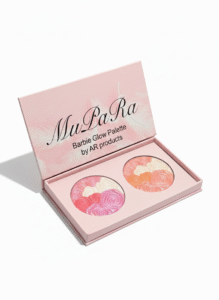 Mupara Barbie Color Palette – Dual Rose-Embossed Blush and Highlighter Set - Image 2