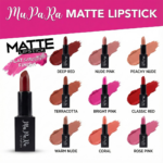 Mupara Lipstick Collection – Creamy Long Wear Lipsticks in 10 unique shades