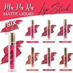MuPaRa Matte Liquid Lipstick Collection – Long-Lasting, Highly Pigmented Velvet Finish (6 Shades)