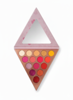 Mupara Geometric 15-Shade Eye Shadow Palette – Vivid Pinks, Warm Oranges & High-Shine Glitters